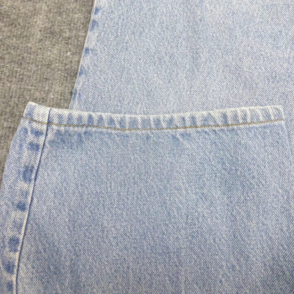 Kirkland Signature Mens Light Wash Straight Leg Cotton Denim Jeans 42x30